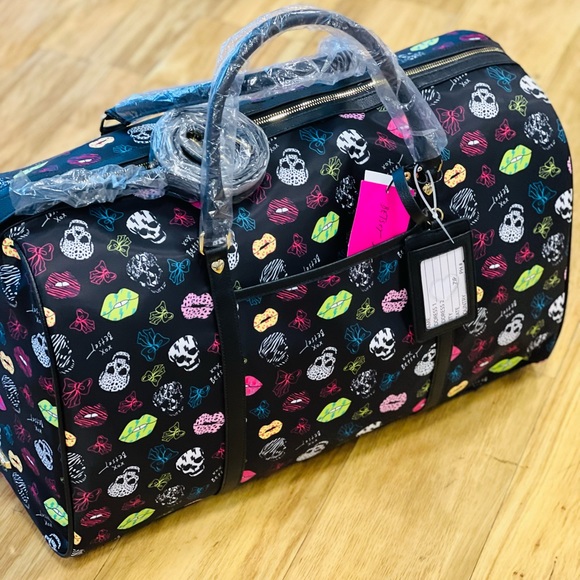Betsey Johnson Bags Betsey Johnson Travel Duffle Skull Poshmark
